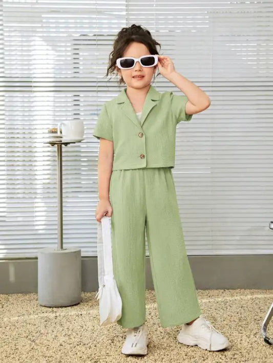 Girl's Stylish Western Party Wear Dresses SHIRT AND PANT